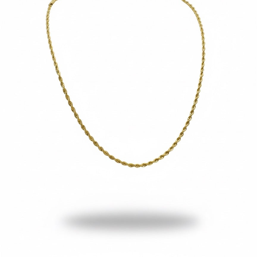 18ct Solid Gold Rope Chain