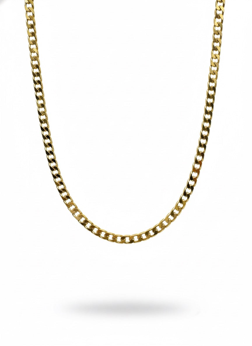 9ct Solid Gold Cuban Link Chain