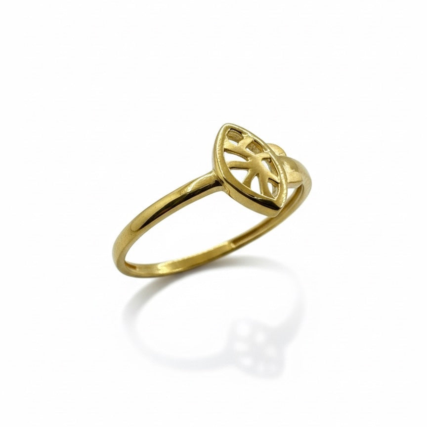 22ct Italian Marquees Shape Hand Made Ring