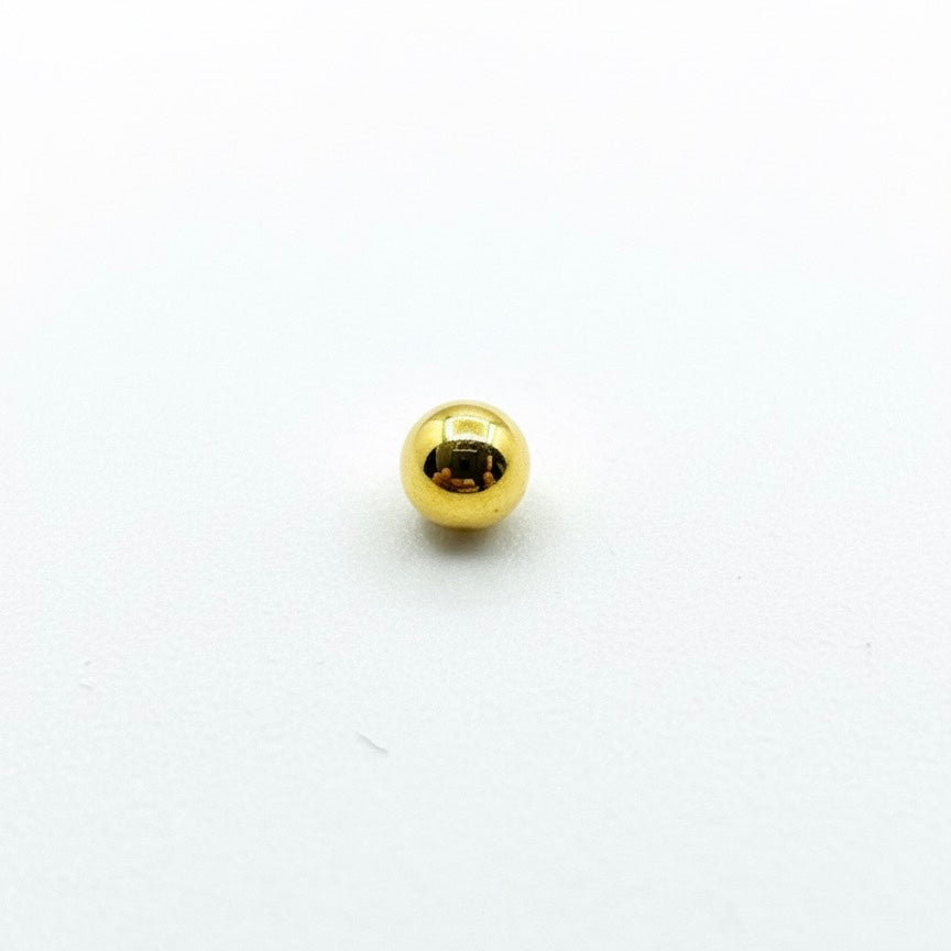 18ct Solid Gold Sphere Stud M
