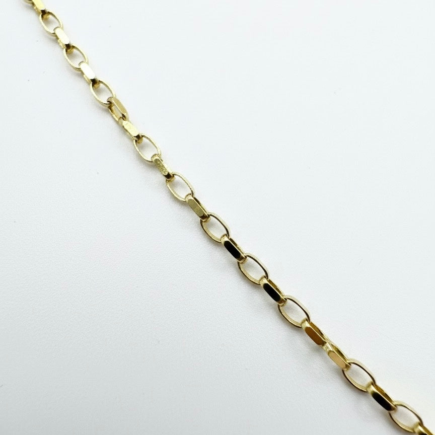 9ct Box Long Link Chain