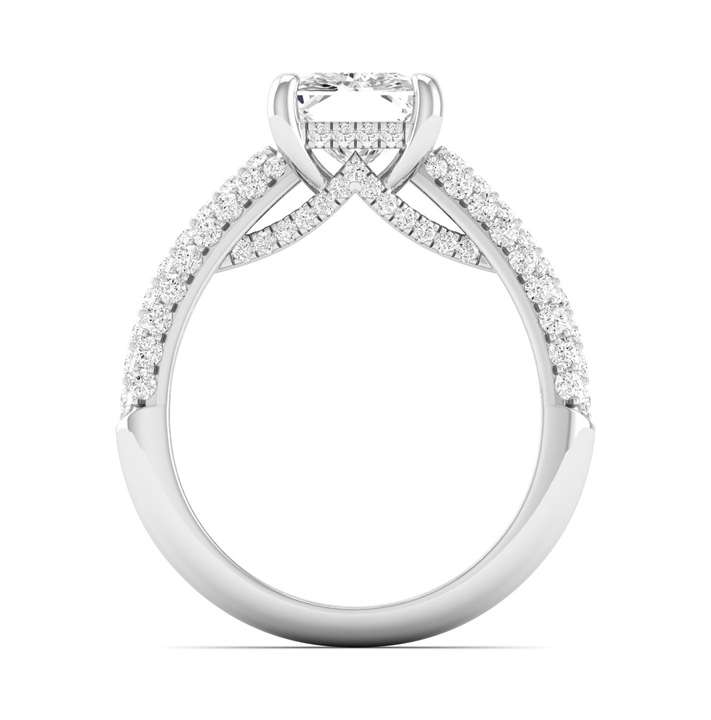 Side Gallery Ring - Princess Center | JR1530527