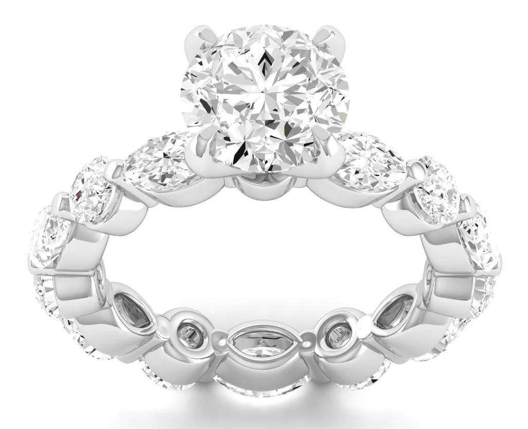 Full Eternity Shank Ring - Round Center | JRE180450