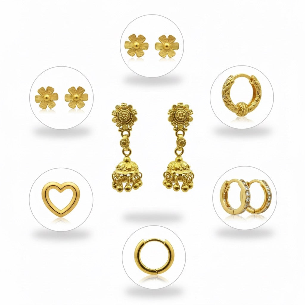 Gold Earring Collection