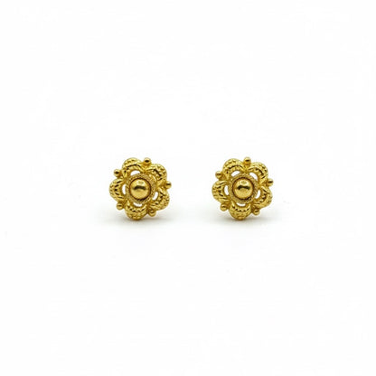 22ct Hand Made Stud Earrings