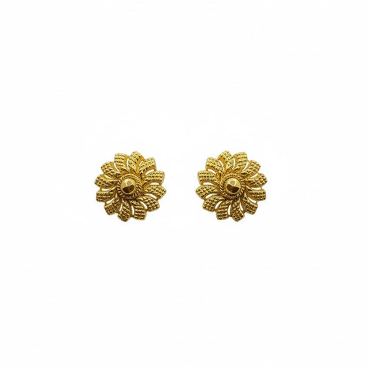 22ct Hand Made Stud Earrings