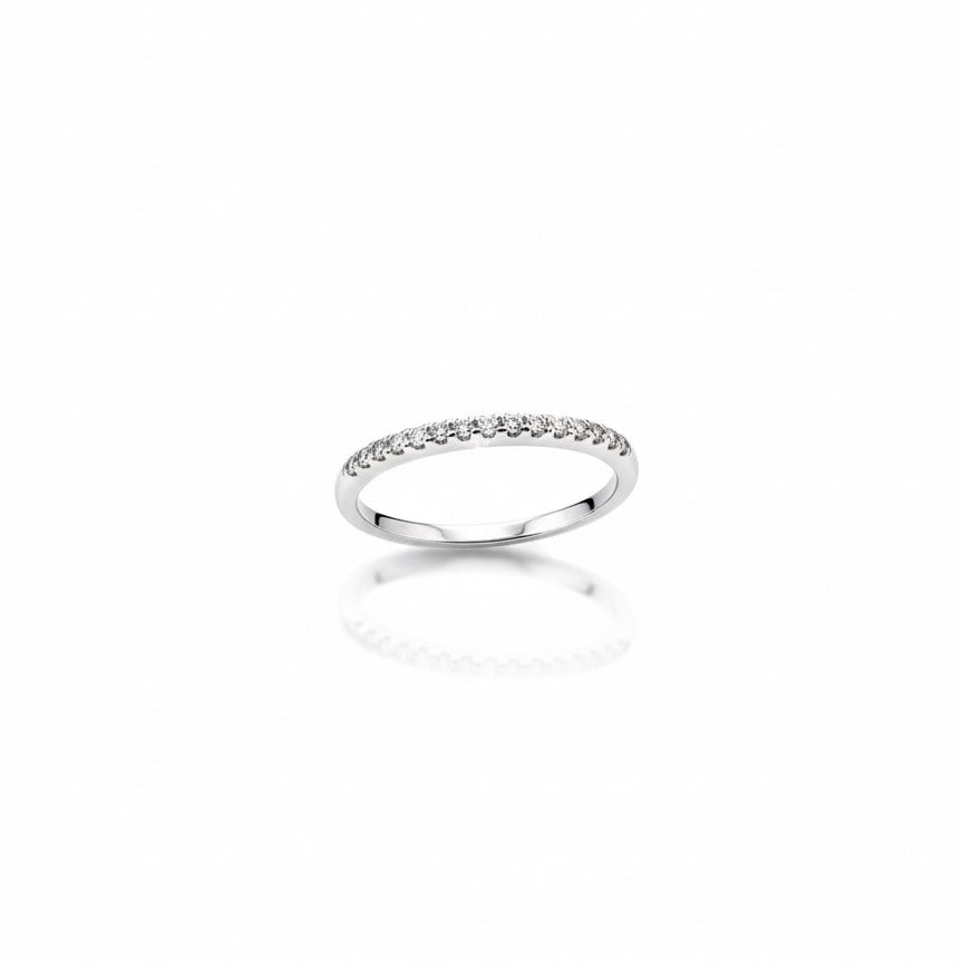 18ct White Gold Eternity Ring