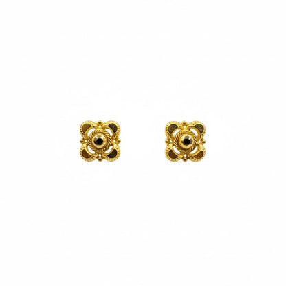 22ct Stud Hand Made Earrings