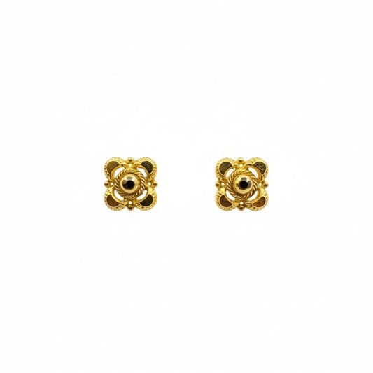 22ct Stud Hand Made Earrings