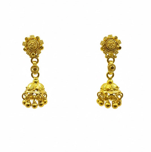 22ct Small Jumka Earrings