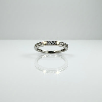 9ct White Gold Diamond Eternity Ring