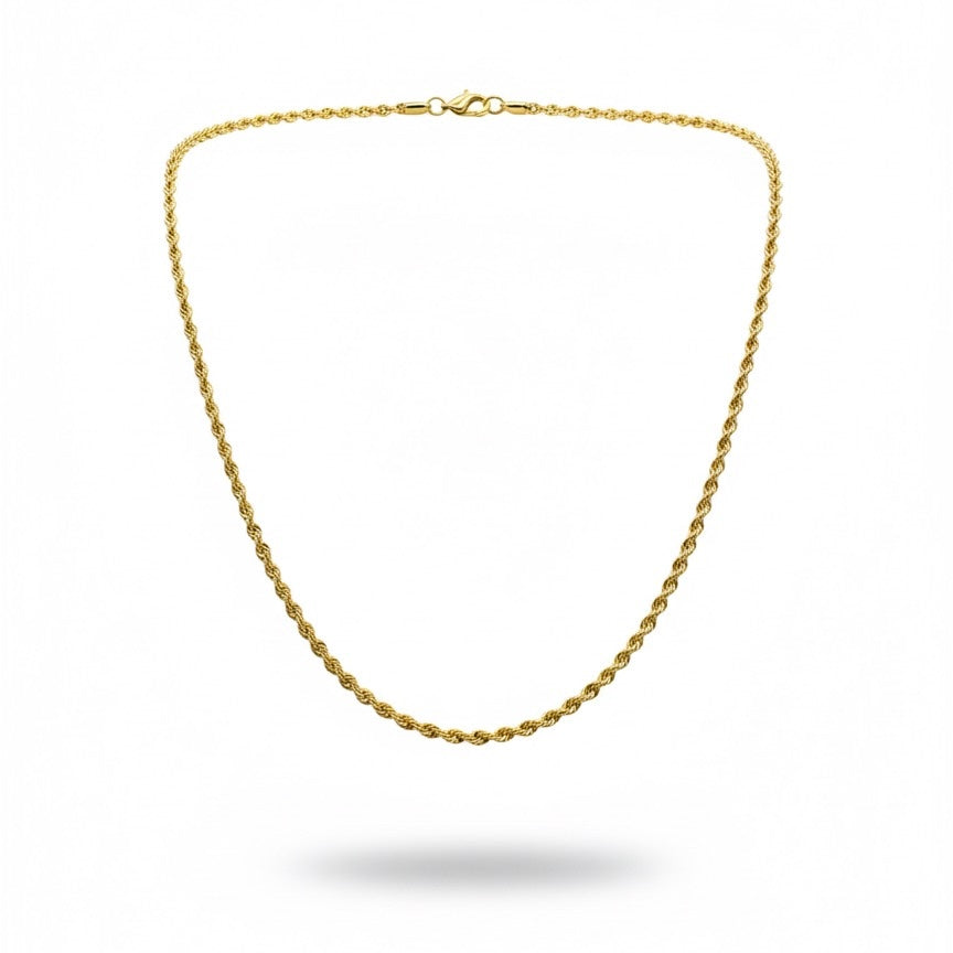 18ct Solid Gold Rope Chain