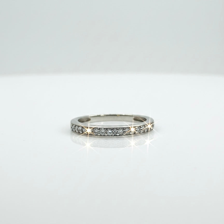 9ct White Gold Diamond Eternity Ring
