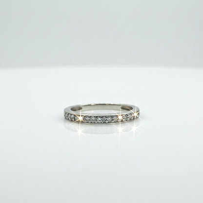 9ct White Gold Diamond Eternity Ring