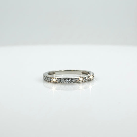 9ct White Gold Diamond Eternity Ring