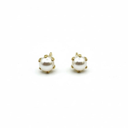 22ct Hand Set Spherical Pearl Pendant Set