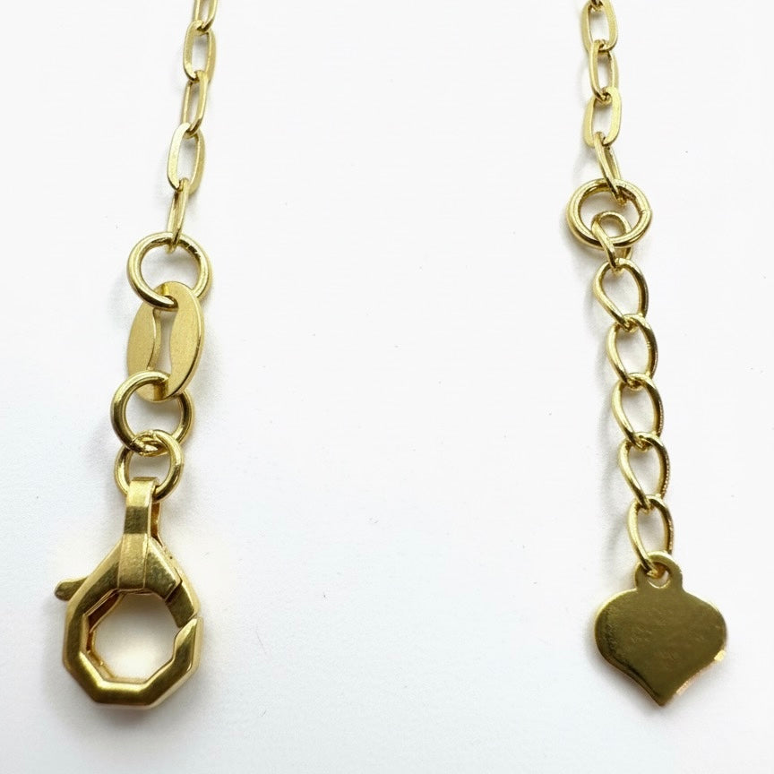 22ct Italian Heart Bracelet