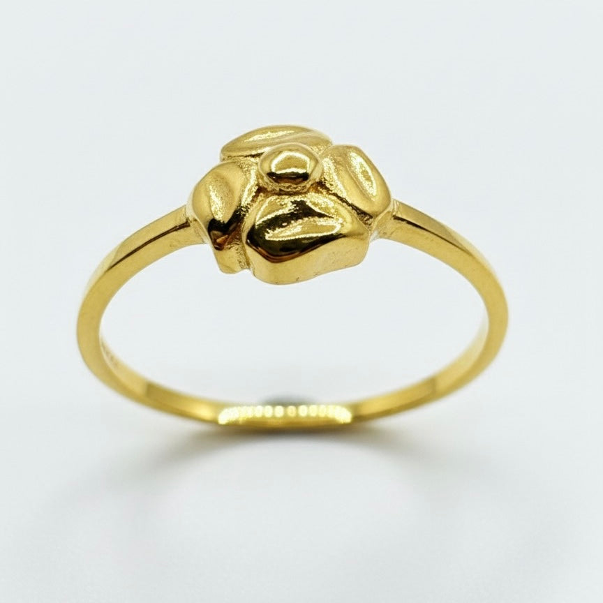 22ct Hand Made Rose Ring