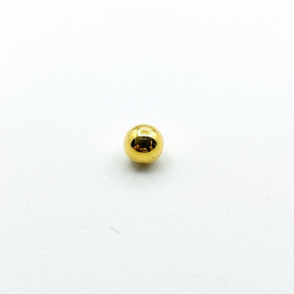 18ct Solid Gold Sphere Stud M