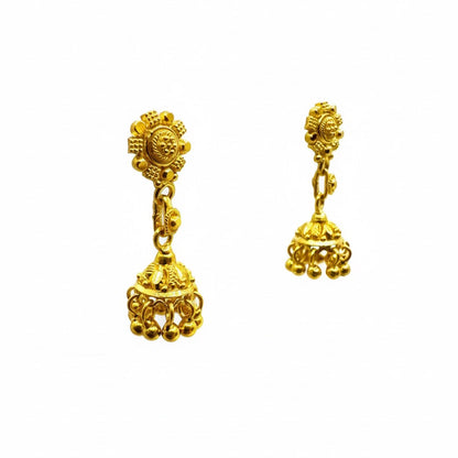 22ct Small Jumka Earrings