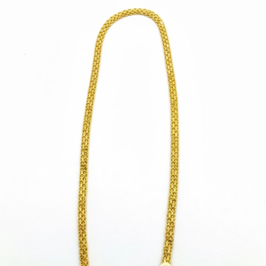 22ct Diamond Cut Flat Bracelet