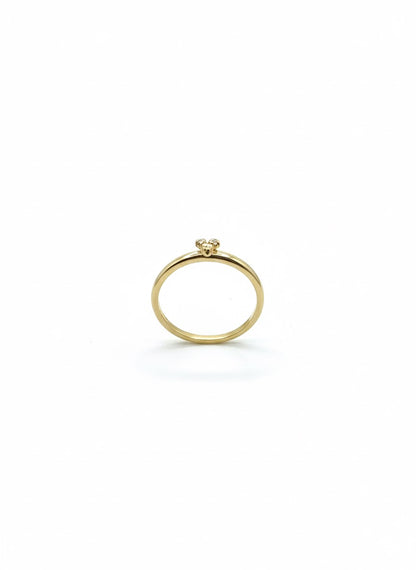18ct Triple Centre Sphere Ring