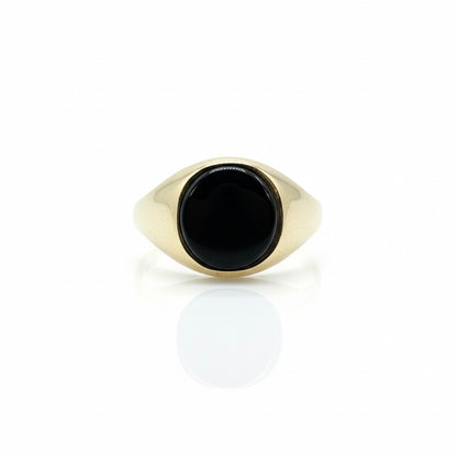 9ct Onyx Signet Ring