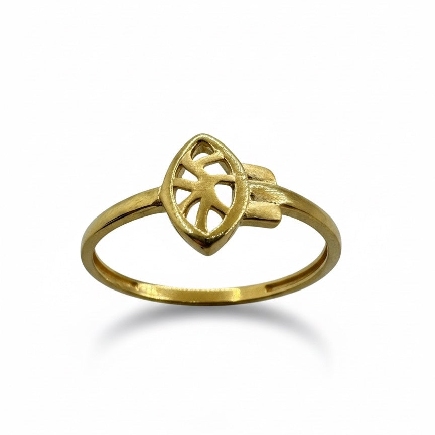 22ct Italian Marquees Shape Hand Made Ring