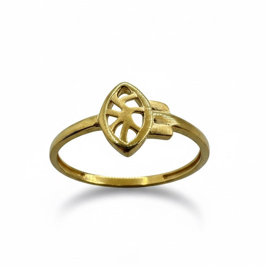 22ct Italian Marquees Shape Hand Made Ring