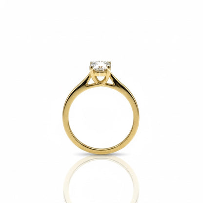 18ct Round Brilliant Diamond Solitaire Ring