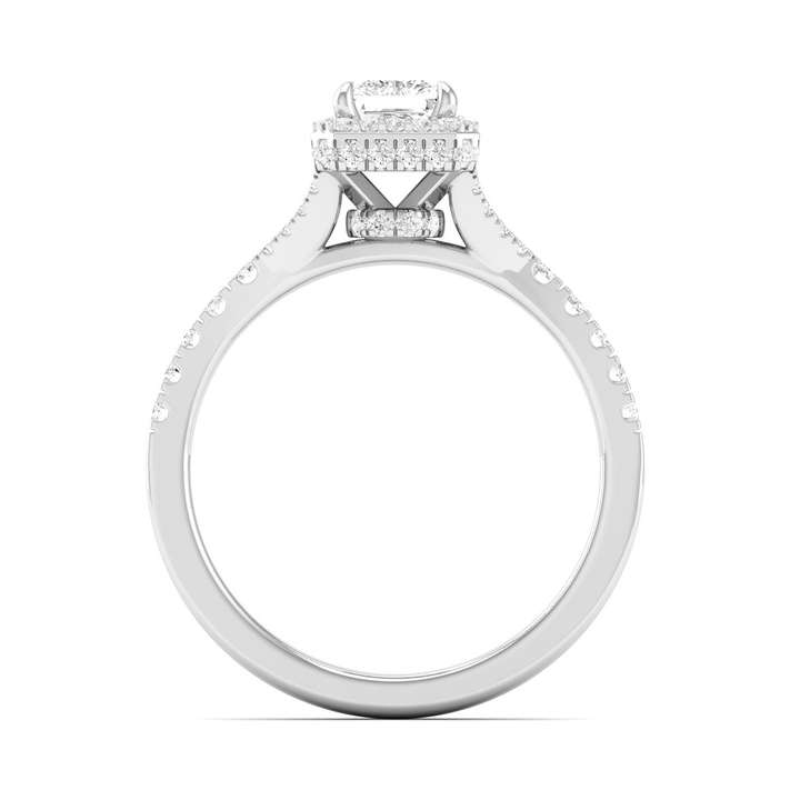 Hidden Halo & Roundel Ring - Princess Center | JR1534510