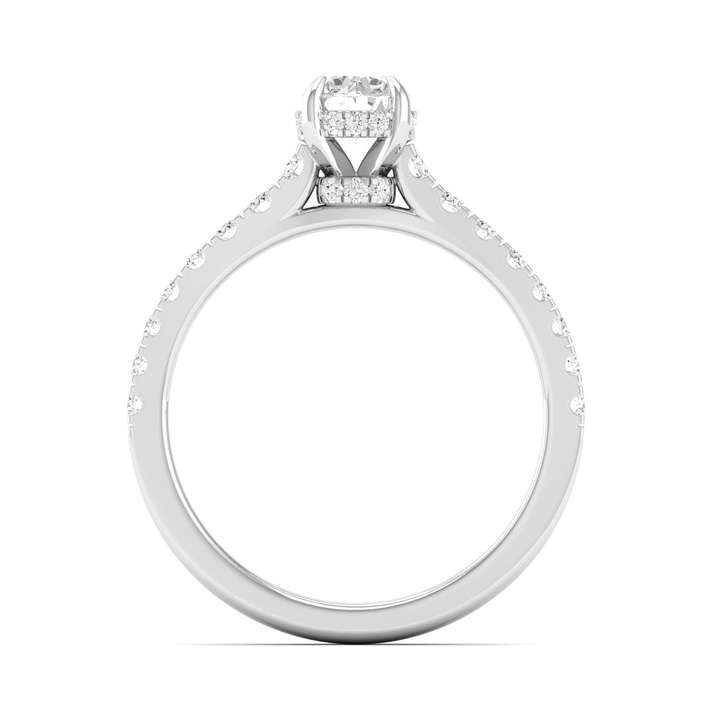 Hidden Halo & Roundel Ring - Round Center | JR1538810