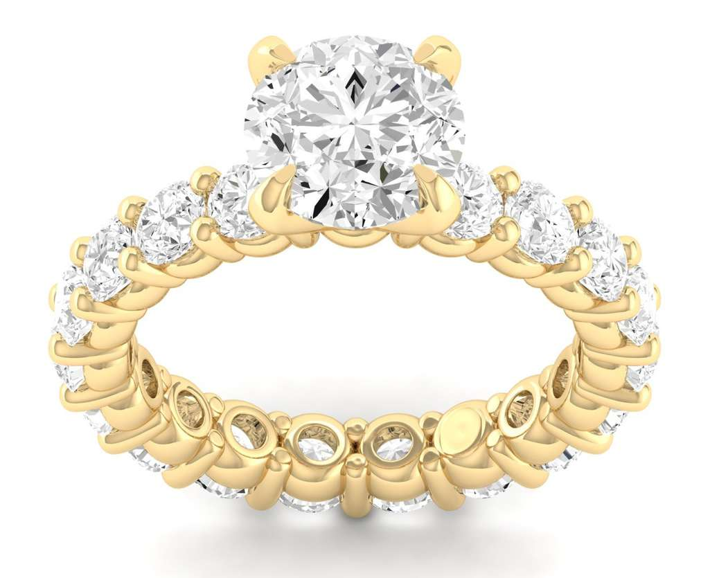 Full Eternity Shank Ring - Round Center | JRE17965S
