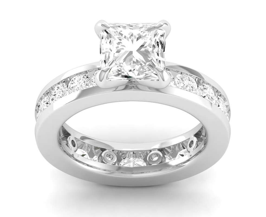 Full Eternity Shank Ring - Princess Center | JRE18095S