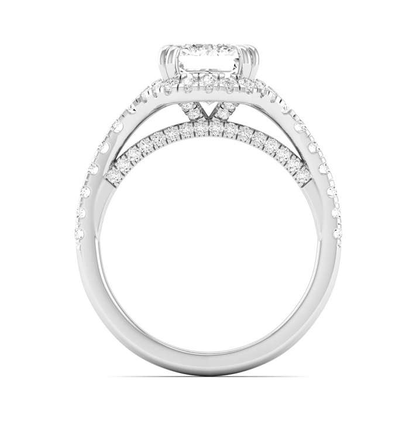 Bevel Edge Shank Ring - Princess Center | JRS909530
