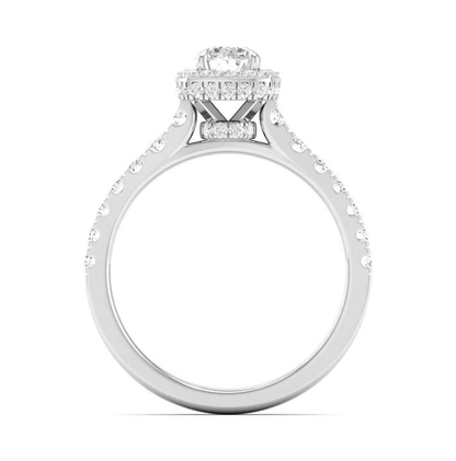 Hidden Halo & Roundel Ring - Round Center | JRS91091F